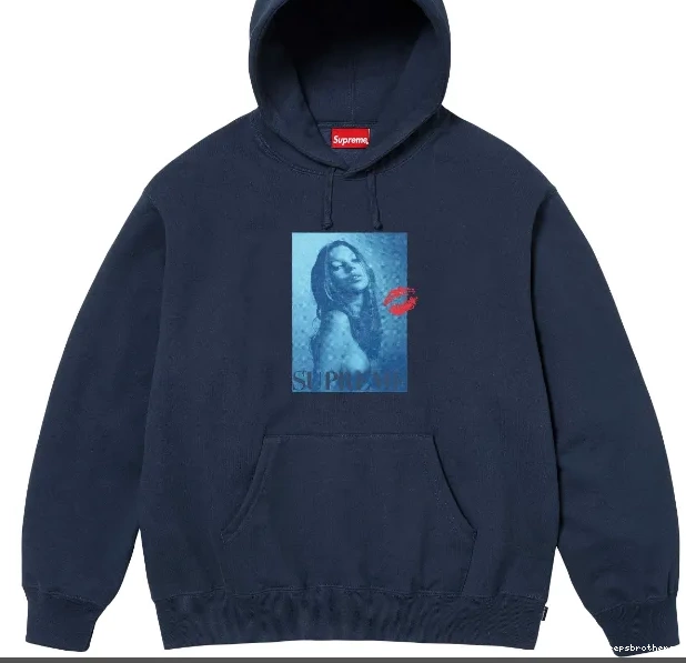 Portrait S Black 24FW M XL Blue Royal Hooded Hoodie Moss Chest Kate Grey L Light 0627